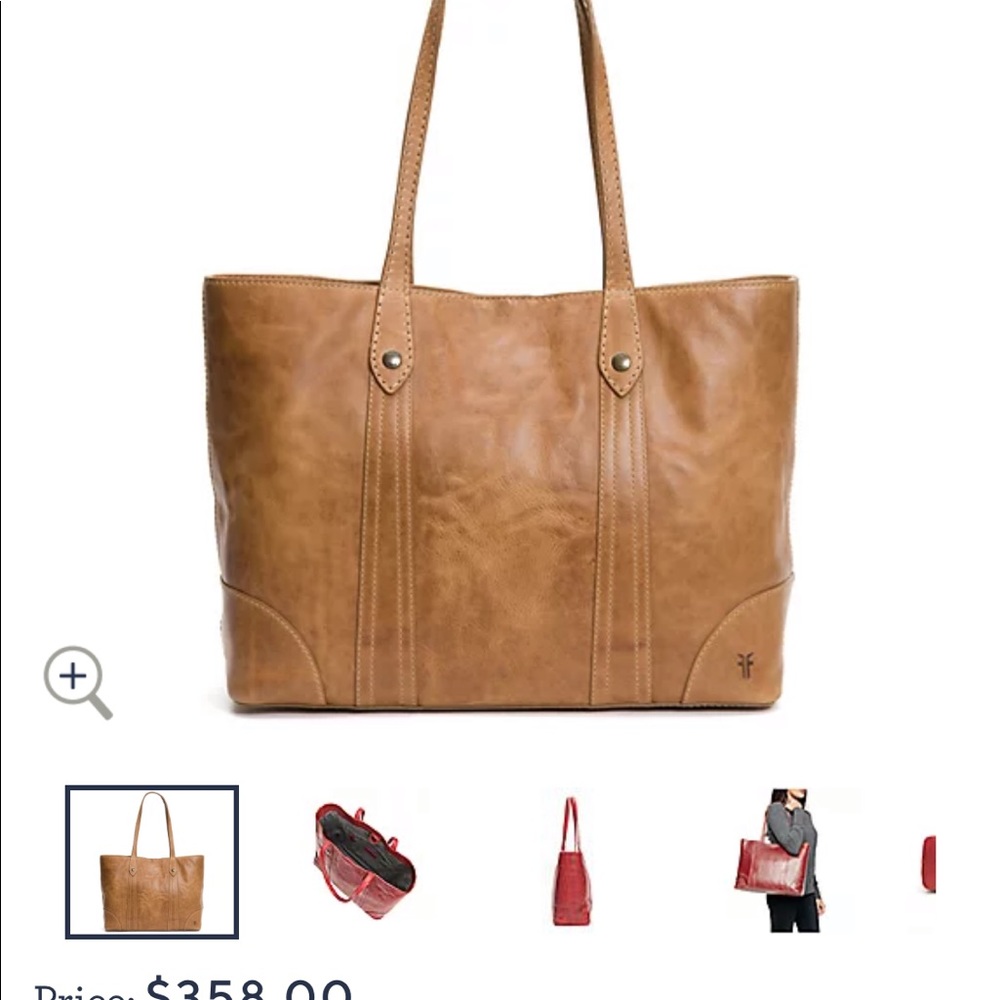 Brown Melissa Frye bag with Matching Wallet